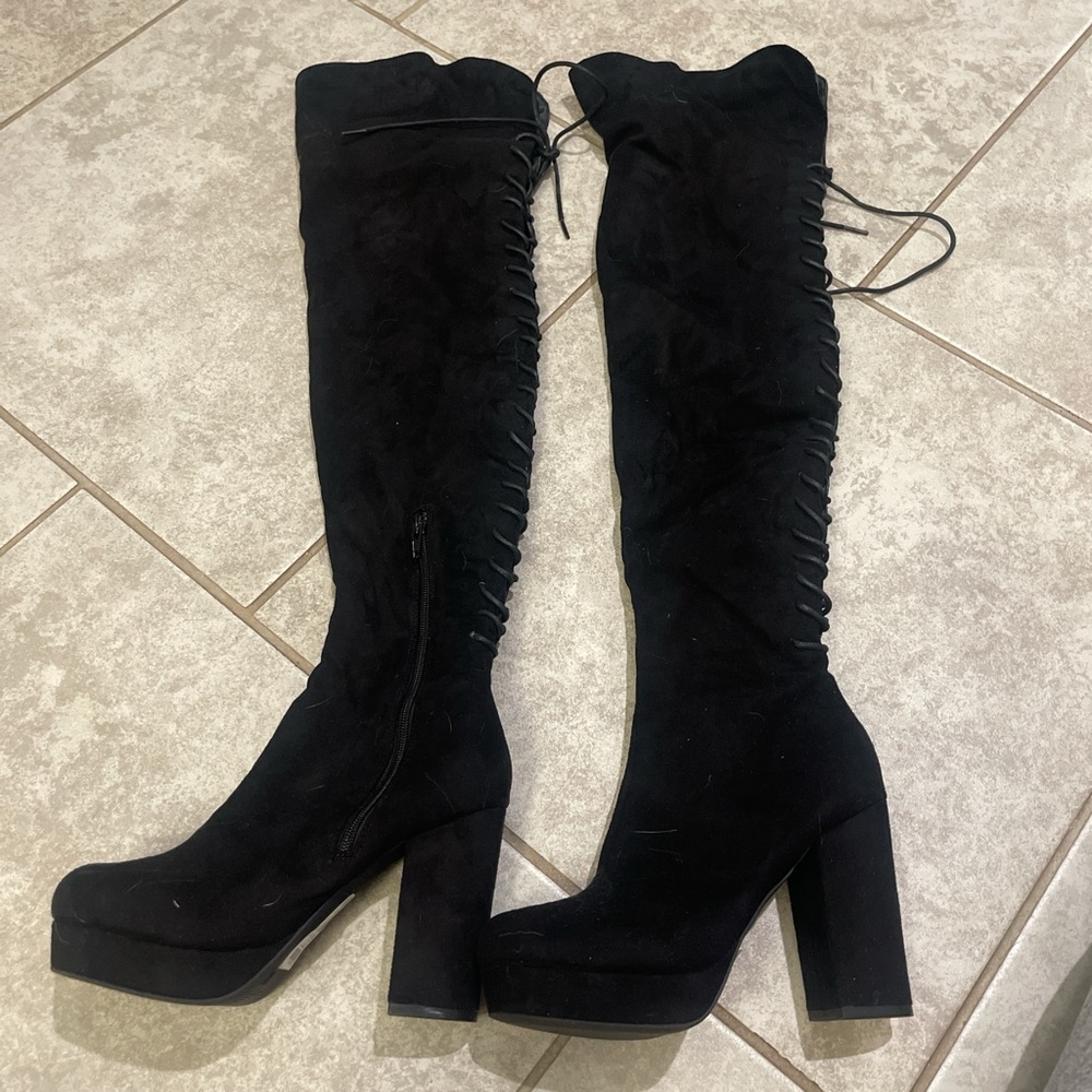 Black Over-the-Knee Boots